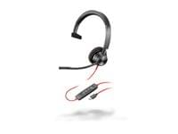 HP Poly Blackwire 3310 Monaural USB-C Headset +USB-C/A... - 1