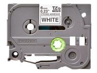 BROTHER P-Touch TZE-S211 black on white 6mm extra gluey - 2