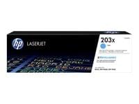 HP 203X Original Cyan LaserJet Toner Cartridge - 1