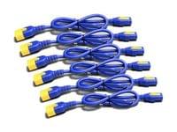 APC Power Cord Kit 6 ea Locking C13 to C14... - 1