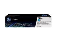 HP 126A Cyan LaserJet Toner Cartridge - 3