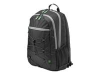 HP 39.62cm Active Backpack black/green - 1