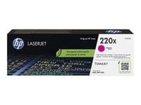 HP 220X Original Magenta LaserJet Toner Cartridge - 2