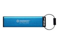 KINGSTON 512GB USB-C IronKey Keypad 200C... - 1