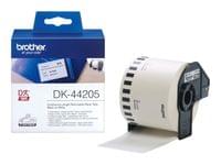 Brother DK-44205 White Removable Paper Tape 62 mm x 30.48... - 2 Brother DK-44205 White Removable Paper Tape 62 mm x 30.48... - 2