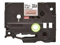 BROTHER P-Touch TZE-B51 black on neon orange 24mm - 1
