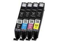 CANON CLI-551 Ink Cartridge C/M/Y/BK MULTI SEC - 1