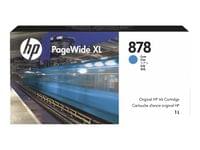 HP 878 1L Cyan PageWide XL Ink Crtg - 1