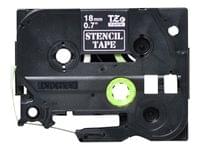 Brother STE-141 Black Stamp Stencil Cassette Tape 18mm x 3m - 2