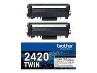 BROTHER TN2420 TWIN-pack black toners BK 3000pages/cartridge - 1