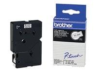 BROTHER P-Touch TC-201 black on white 12mm - 1