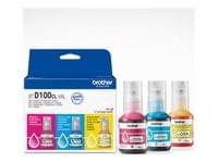 BROTHER BTD100 INK BOTTLE VALUE PK 1XC/M/Y - CEE - 1