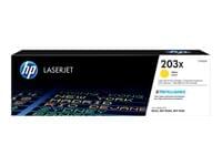 HP 203X Original Yellow LaserJet Toner Cartridge - 1