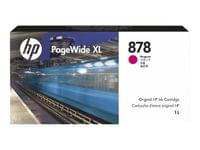 HP 878 1L Magenta PageWide XL Ink Crtg - 1