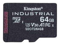 KINGSTON 64GB microSDXC Industrial C10 A1... - 1