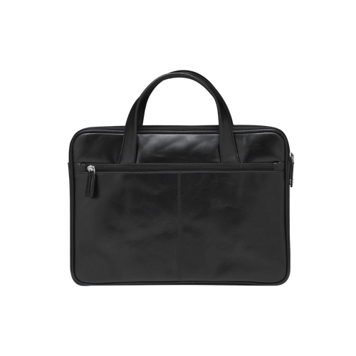 dbramante1928 Silkeborg , кожена чанта до 13'' Black - 2