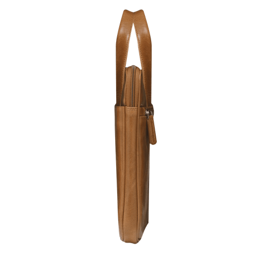 dbramante1928 Silkeborg, кожена чанта до 13'' Golden tan - 2