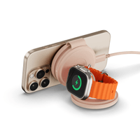 Satechi OntheGo 3-in-1 Wireless Charger - Desert Rose - 2