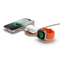 Satechi OntheGo 3-in-1 Wireless Charger - Desert Rose - 3