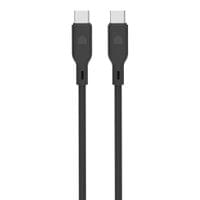 Dviced Cable USB-C to USB-C silicone 1,25m - Black - 1