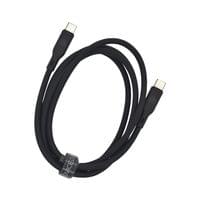 Dviced Cable USB-C to USB-C silicone 1,25m - Black - 2