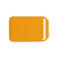 Dviced Leather magsafe foldable cardholder - Orange - 2