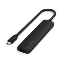 Satechi 6-in-1 USB-C Slim Multiport Adapter - Black - 2
