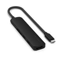 Satechi 6-in-1 USB-C Slim Multiport Adapter - Black - 3