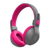 JLAB JBuddies Studio 2 Kids Wireless Headphones - Gray/Pink - 1