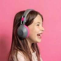 JLAB JBuddies Studio 2 Kids Wireless Headphones - Gray/Pink - 2