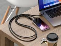 Satechi OntheGo Crossbody Lanyard Cable - Black - 2