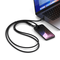Satechi OntheGo Crossbody Lanyard Cable - Black - 6