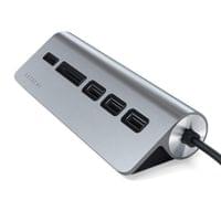 Satechi Aluminium Type-C USB Hub (3x USB 3.0,MicroSD) -... - 5