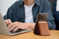 Satechi Vegan-Leather Magnetic Wallet Stand (iPhone... - 6