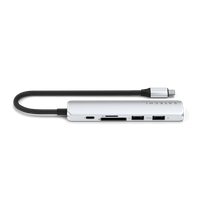 Satechi 6-in-1 USB-C Slim Multiport Adapter - Silver - 3
