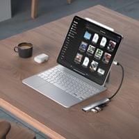 Satechi 6-in-1 USB-C Slim Multiport Adapter - Silver - 6
