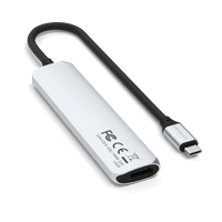Satechi 6-in-1 USB-C Slim Multiport Adapter - Silver - 7