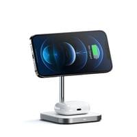 Satechi Aluminium 2-in-1 Magnetic Wireless Charging stand... - 4