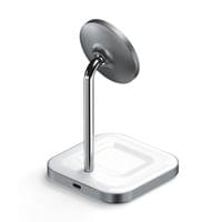Satechi Aluminium 2-in-1 Magnetic Wireless Charging stand... - 5