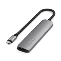 Satechi 6-in-1 USB-C Slim Multiport Adapter - Space Grey - 7