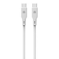 Dviced Cable USB-C to USB-C silicone 1,25m - White - 1