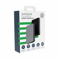 Dviced Ultrathin Power bank 10000mAh - Black/Grey - 4