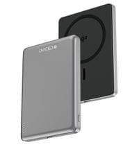 Dviced Qi2 Ultrathin MagSafe Power bank 5000mAh - black/grey - 1