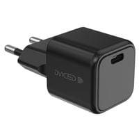 Dviced Wall charger 30W GaN USB-C EU w cable - Black - 1