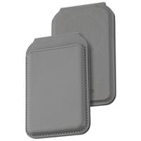 Dviced Leather magsafe foldable cardholder - Grey - 1