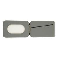 Dviced Leather magsafe foldable cardholder - Grey - 2