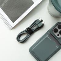 Native Union Belt Cable USB-C to USB-C 1,2m - Slate Green - 2