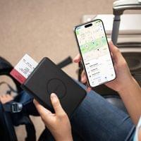 Satechi Vegan-Leather Passport Cover w Find My - Black - 2 Satechi Vegan-Leather Passport Cover w Find My - Black - 2