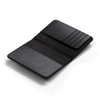 Satechi Vegan-Leather Passport Cover w Find My - Black - 2