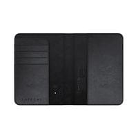 Satechi Vegan-Leather Passport Cover w Find My - Black - 7